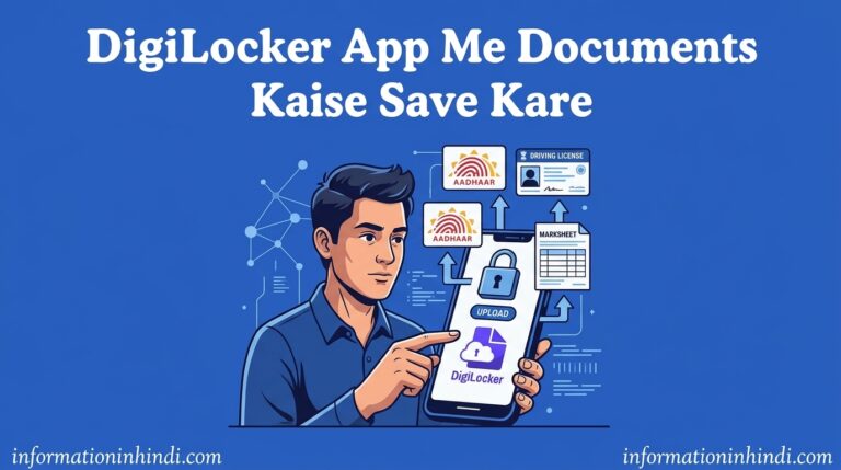 DigiLocker documents kaise save kare - DigiLocker App Me Documents Kaise Save Kare